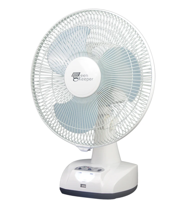 desk fan 12 inch rechargeable 12v dc table fan