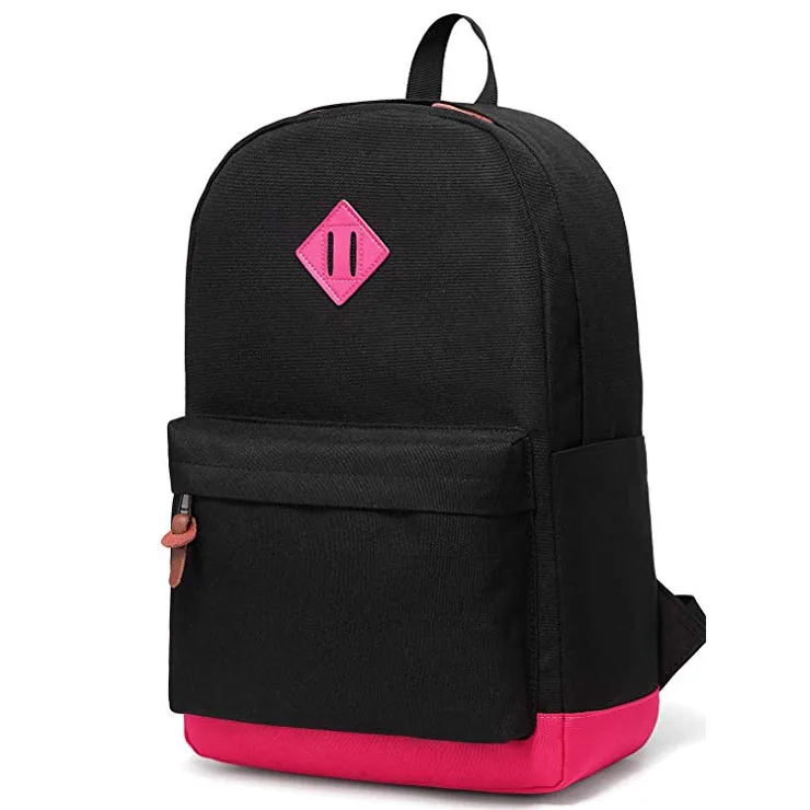 

Accept Promotional Custom Logo Printed Children Kids Book Bags Student School Backpack, Pink/black/deep blue/sky blue/custom