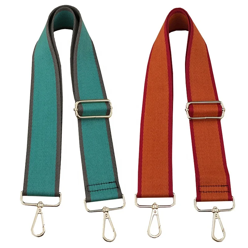 

MeeTee B-S136 5cm Width Stripe Ribbon Decompression Adjustable Bag Strap, Colorful