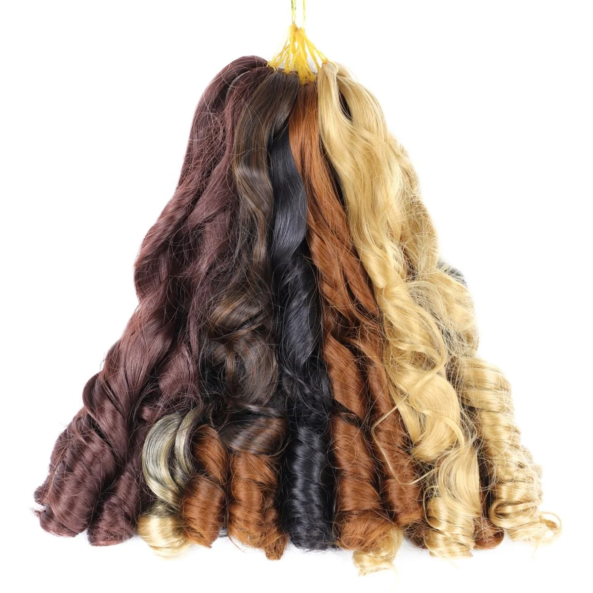 

20"Loose Wave Crochet Braids Hair Wavy Synthetic Hair Extensions Braiding Hair For Black Women French Curly Braids Extensions