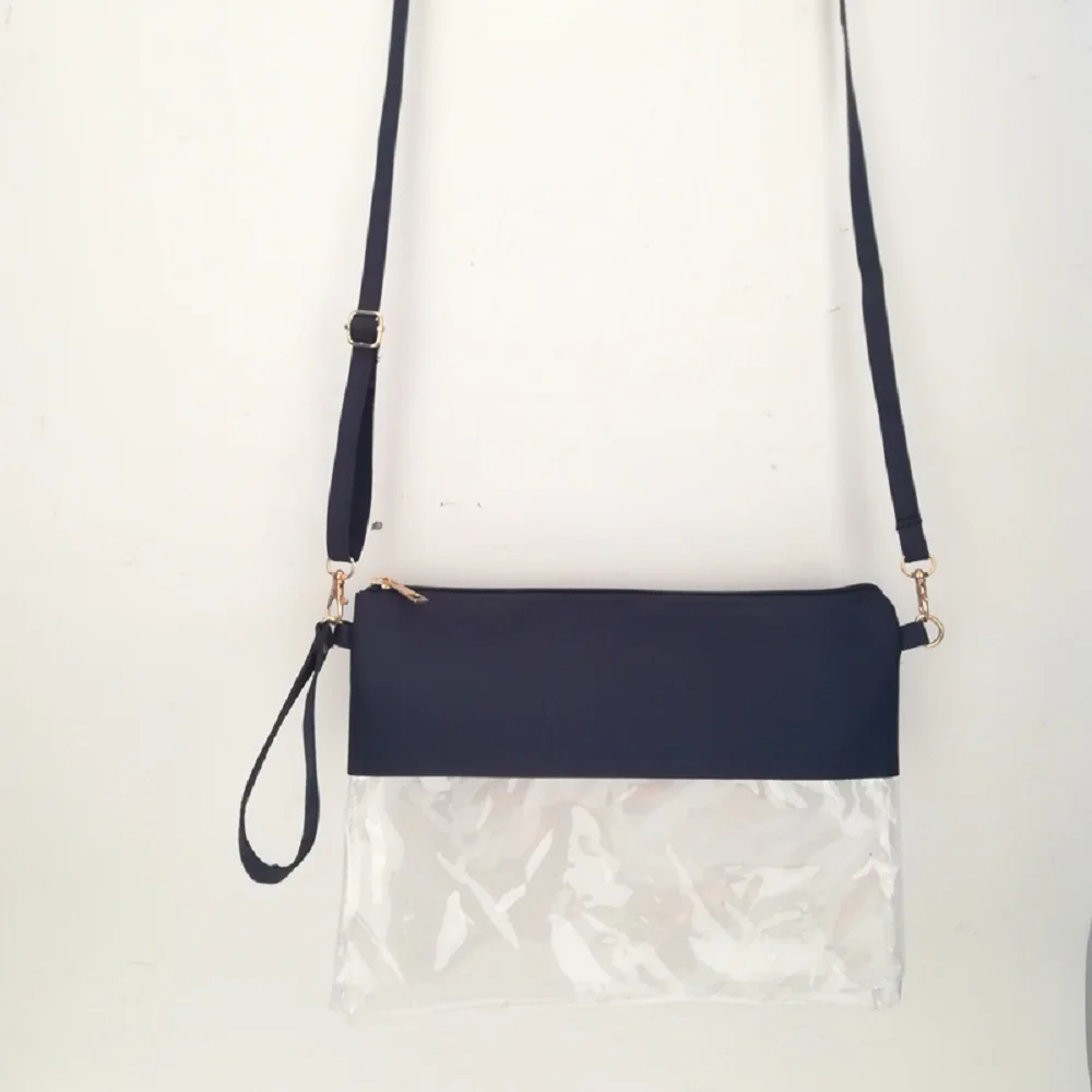 

stadium clear purse Personalized PVC Clear Purse Clear Plastic Tote Bag handbag women clutch bags DOM1031056