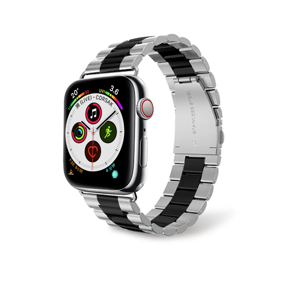 

Stainless steel watch strap for DZ4316 7395 7305 7401 series steel strap watch accessories 26mm 38mm 42mm, Mosaic gold/lavender/pink