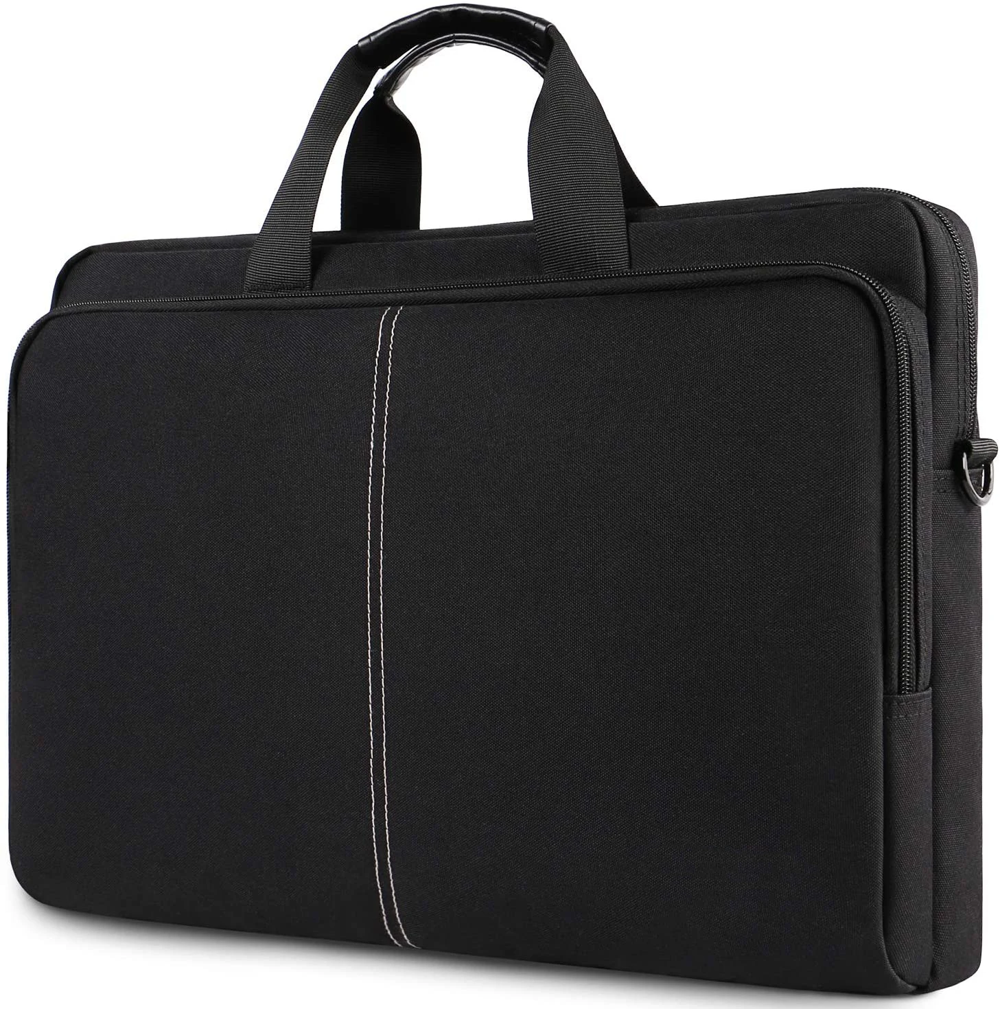 

best amazon affordable mens women black soft waterproof work solo slim small laptop luggage computer briefcase bag for lawyers