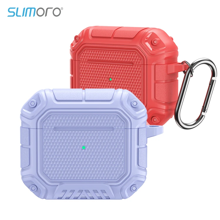 

Slimoro For Airpods 3 Case Drop Resistance Candy Color Fashion Protective Waterproof Luxury Shockproof TPU For Airpod Cases 2021, Multi colors