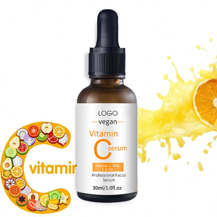 

VC HA Dark Spot Korean Oem Private Label Bulk Skincare Anti Aging Brightening Organic Natural Vegan Vitamin C Serum For Face