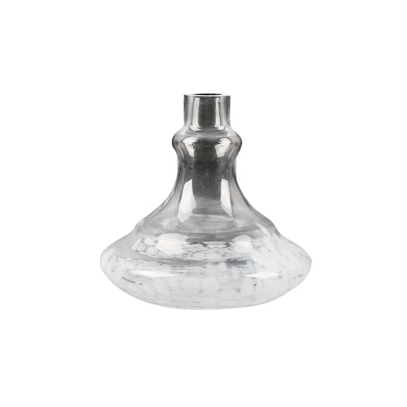 

Transparent glass shisha base bottle silicone hookah washer bottle replacement and protector glass narguile bottle, As is shown in