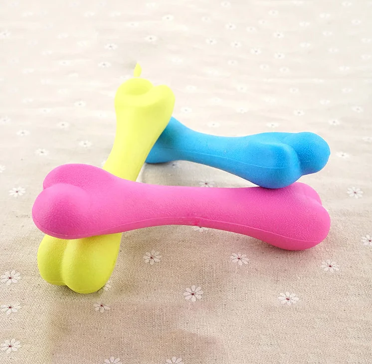 

Amazon hot sale nice price Colorful High Quality bone shape teeth cleaning tpr dog pet toy