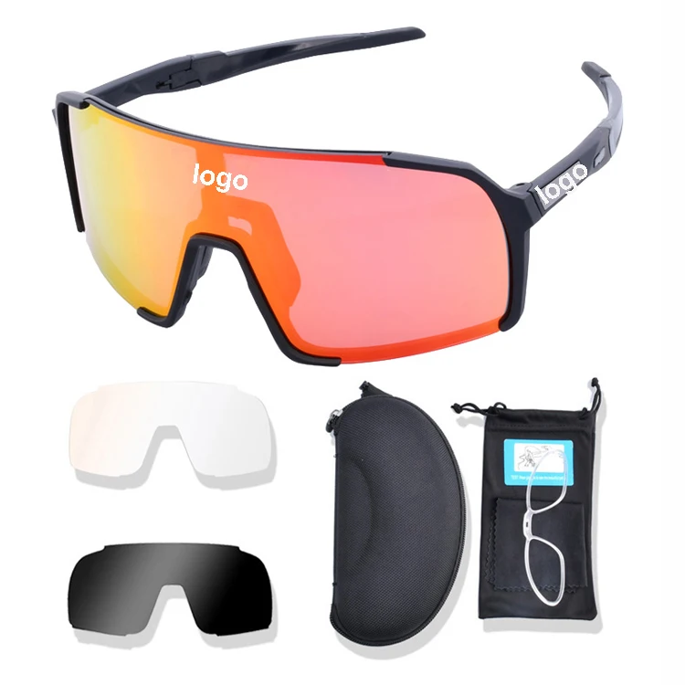 Big Frame Cycling Outdoor Windproof Sports Glasses Custom Unisex Buy Beach Sunglasses