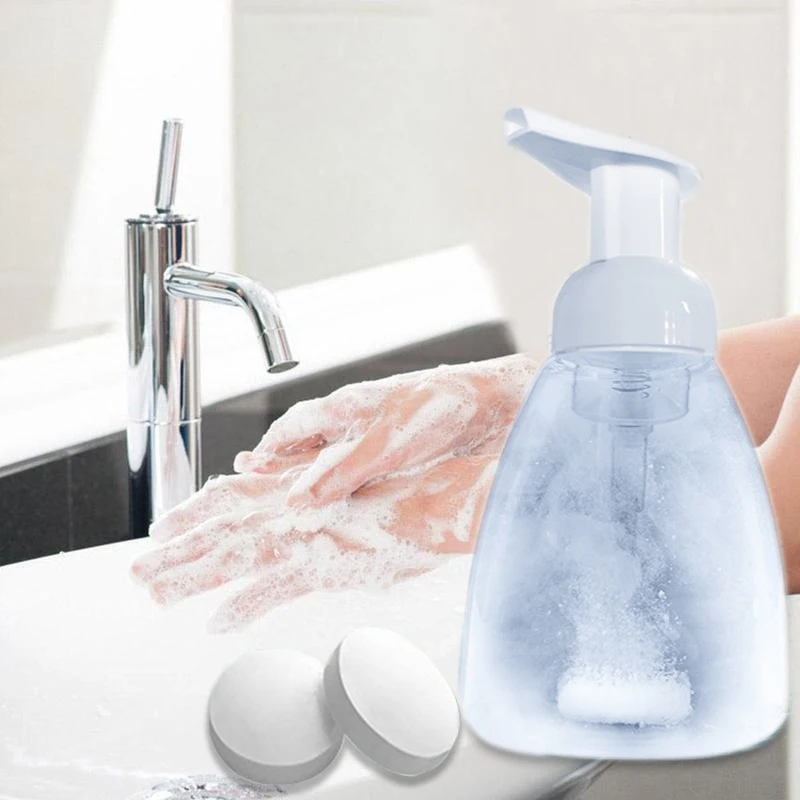 

Factory Wholesale Non-irritation formula hand washing effervescent tabletshand soap tablet