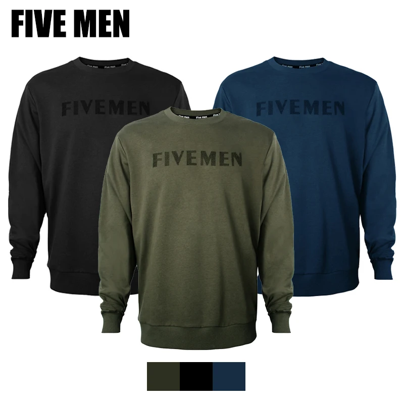 

FIVE Men Wholesale Low Moq Embroidery Sweatshirt Cotton Oversized Men's Hoodies Pullover in Stock Sweatshirt Men Custom OEM ODM, Customized color