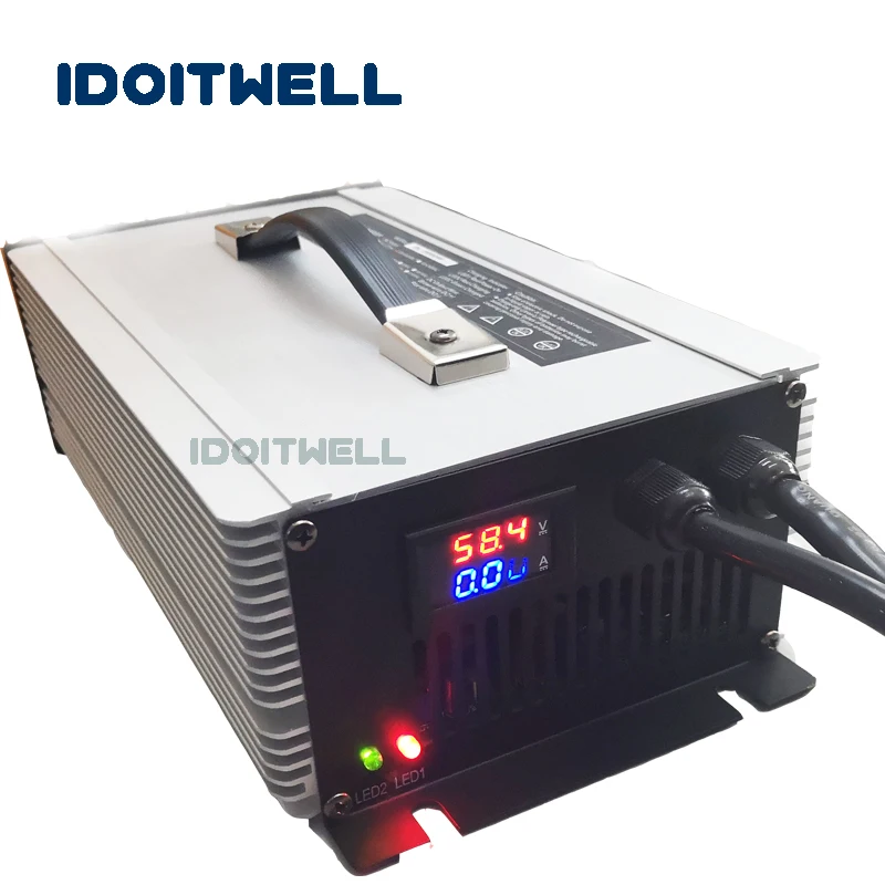 

Customized 109.2V 15A 26S lithium battery pack charger Automatic fast 96V li ion battery charger for 26 cell li lon battery pack
