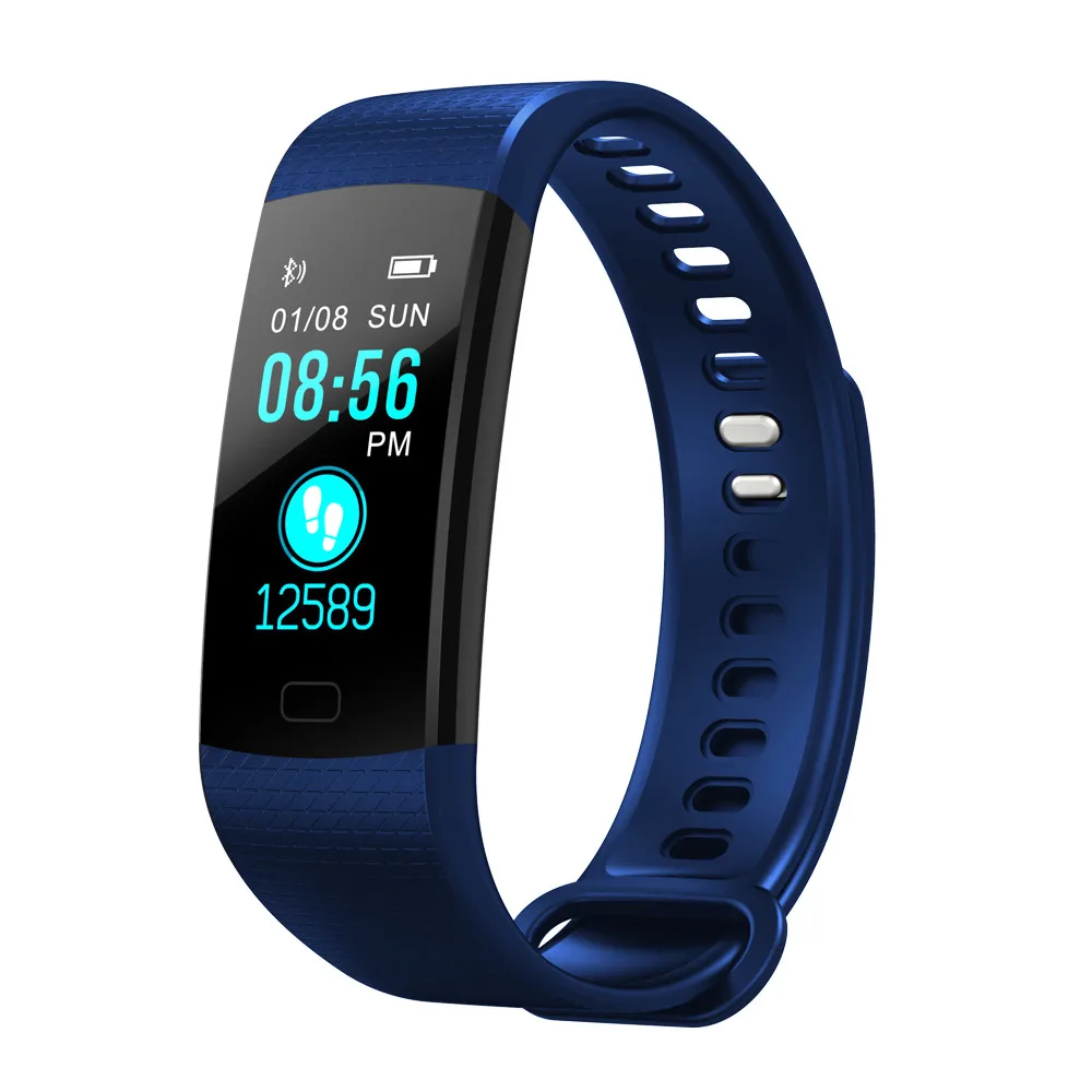

New Color Screen Y5 Smart Band Heart Rate Tracker Fitness Tracker Smartband Smart Bracelet Waterproof Smart Wristband