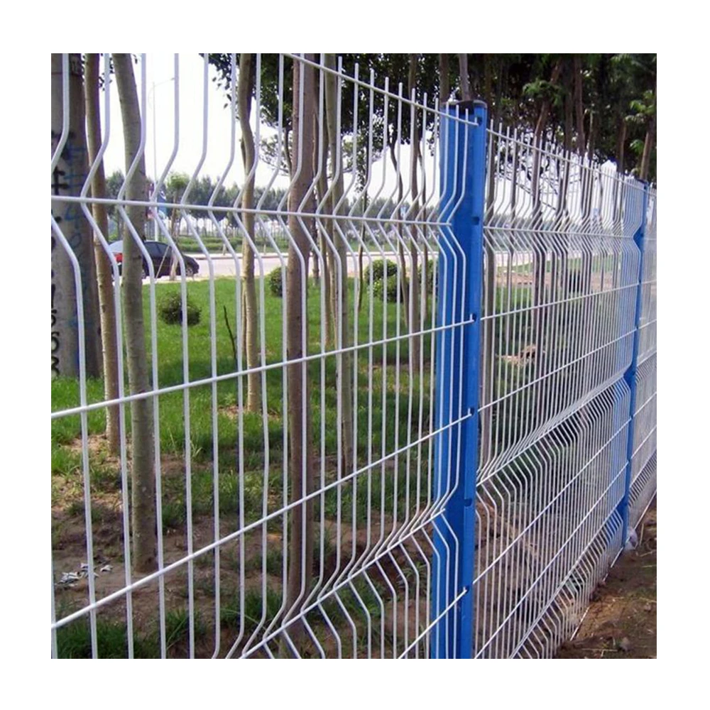 

2021 hot sale wholesale welding 3D wire mesh panel steel fence column panel