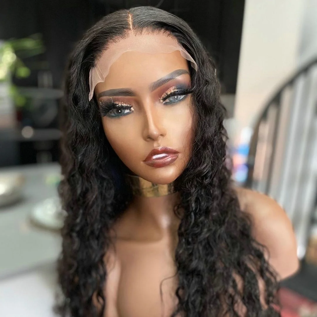 

Wholesale Factory 13x6 Hd Lace Frontal Wig Water Wave Wig Wuman Hair Transparent Hd Full Lace Human Hair Wigs With Baby Hair