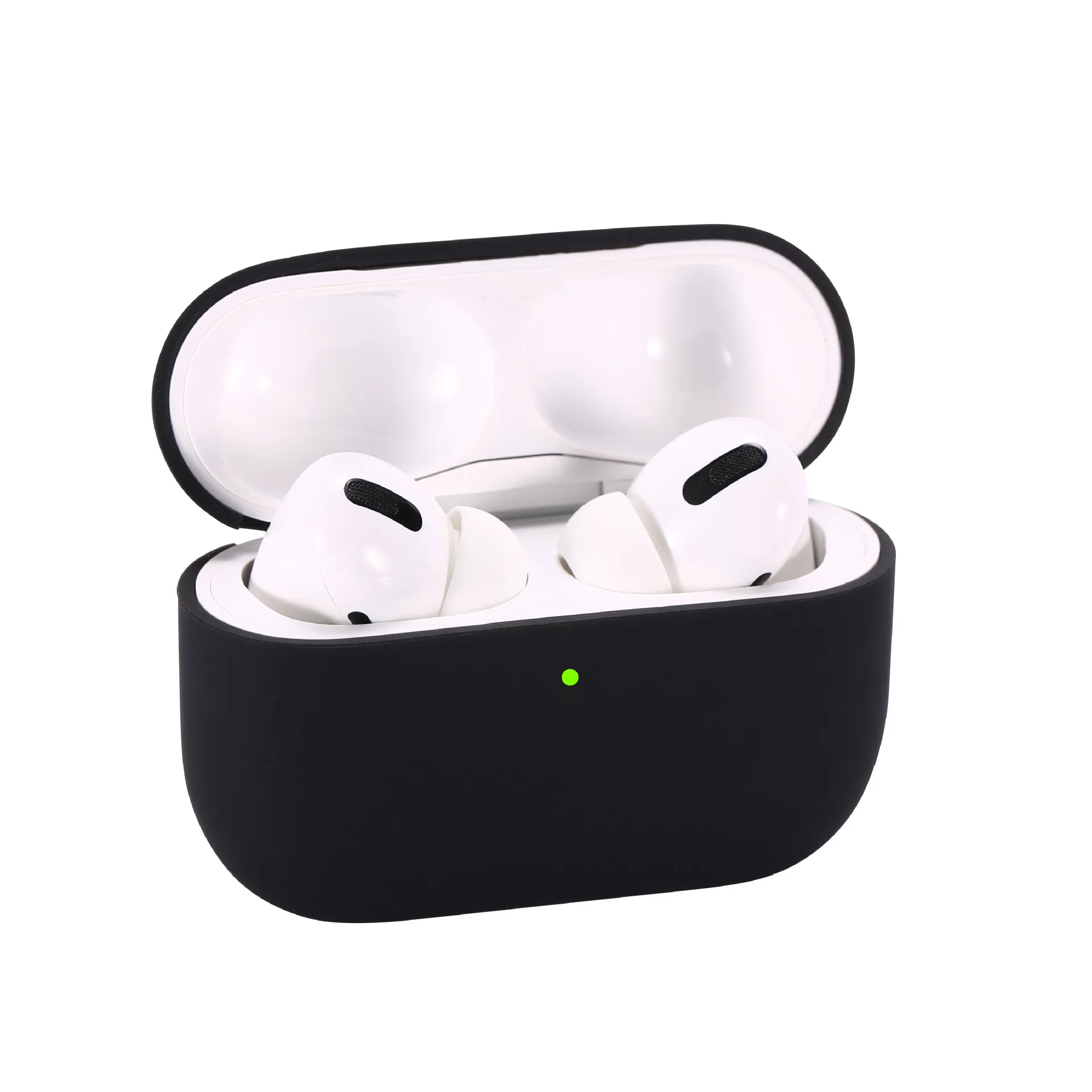 

Amazon Popular Black Color Protective Case For Air-pods Pro Silicone Case