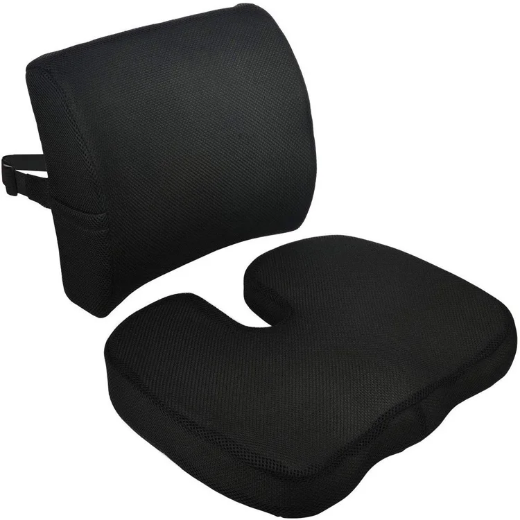 

Memory foam lumbar back support cushion for car seat lumbar pillow back pain, Customized color