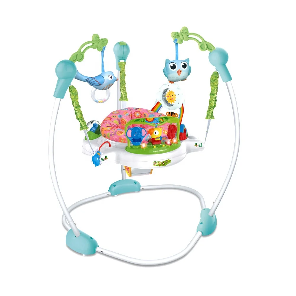 

Similar to Fisher price rainforest jumperoo baby jumper activity center with lights and music