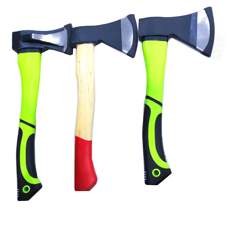 

A613 A666 steel forged Axe with Green and Black handle