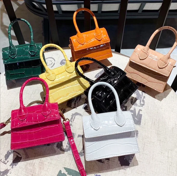 

INS Fashion candy color pu leather coin small kid purses and handbags shoulder mini bags for girls crossbody cute mini bag women, Customizable