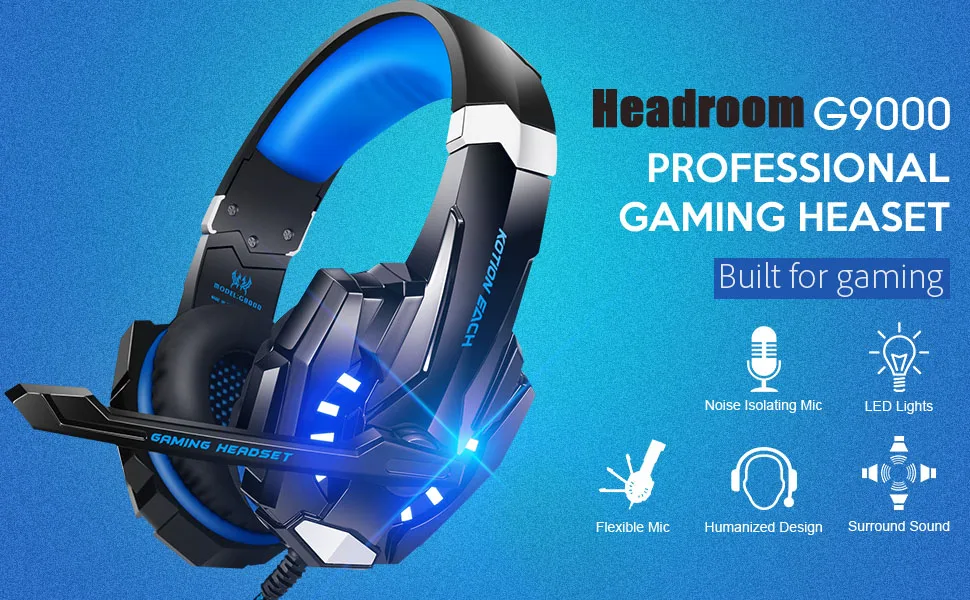 hook up kotion each g9000 headset to playstation 4