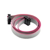 IDC10 Female to Female Flat Ribbon Cable 10 Pin Gray Red Edge