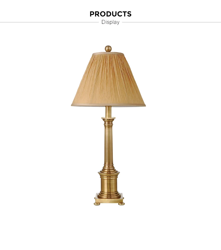 american style traditional night table lamp