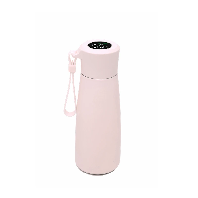 

Amazon new 320ml smart water bottle 304 steel thermo cup with temperature display lid Intelligent bottle, Black/pink/red/white/gold
