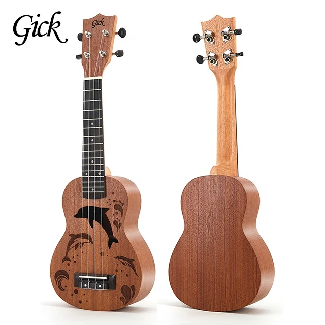 

23 inch Sapele Dolphin Bay Ukulele, Color as shown