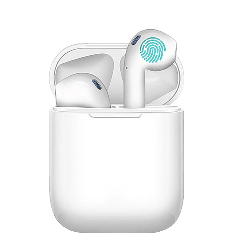 New Product i12 TWS 2019 TWS Stereo Earbuds Wireless Bluetooths Earphone for airpoding i12 tws i12