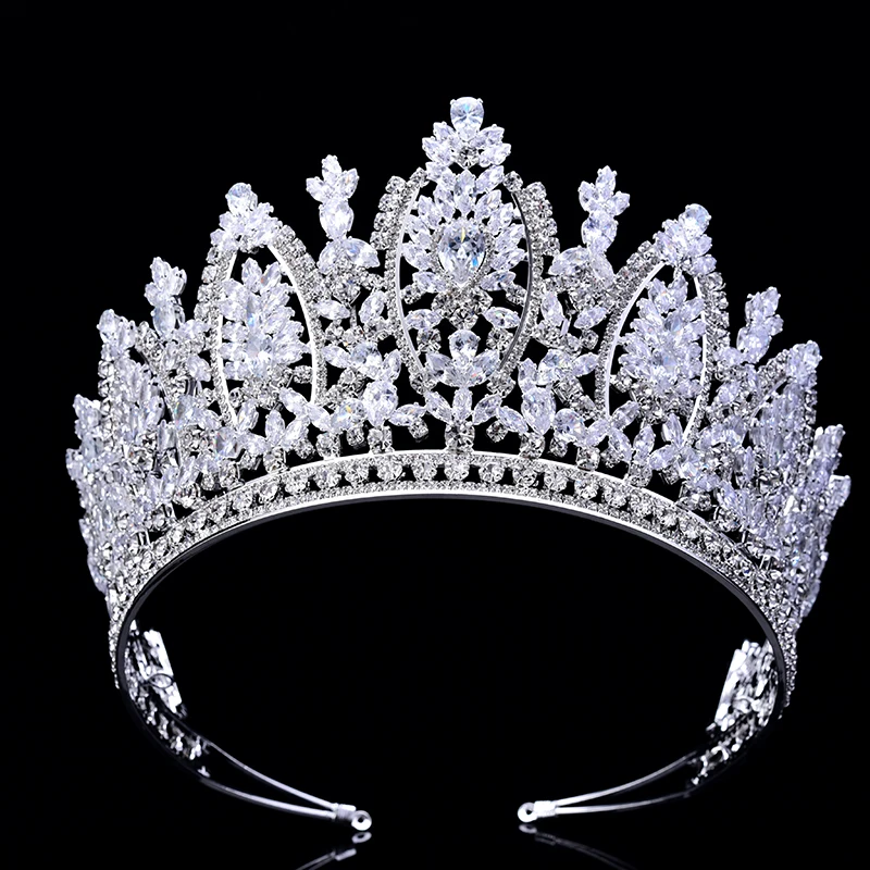 

Princess Crown and Tiaras Classic Design Elegant Wedding Bridal Hair Jewelry Tiaras Crowns Women Zircon BC5069 Corona Princesa