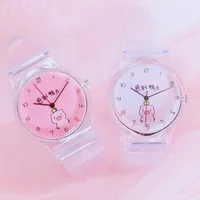 

New womens cute wrist watches girls fashion jelly watch