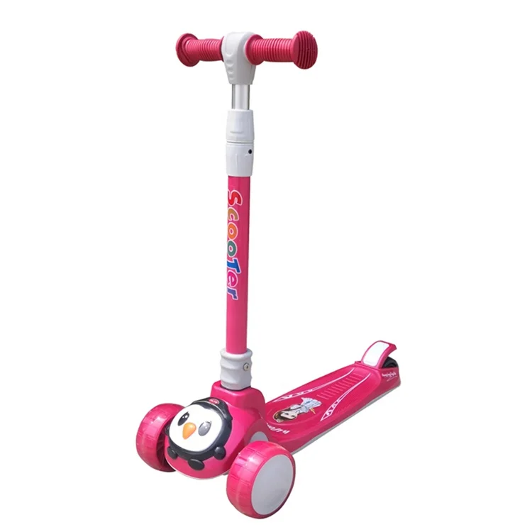 

OEM customized non-electric 3 gears adjustable child folding kick scooter