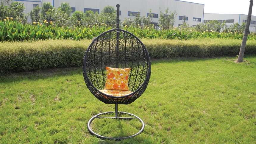 Rattan Furniture Kid's Patio Egg Shaped Swing Chair Dw-h1906 - Buy Egg