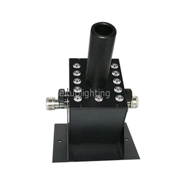 

High Power 300w Wedding Smoke Machine 8 - 10 Meters Spray Height Dmx 12 x 3w RGB Led Co2 Jet Machine For Stage