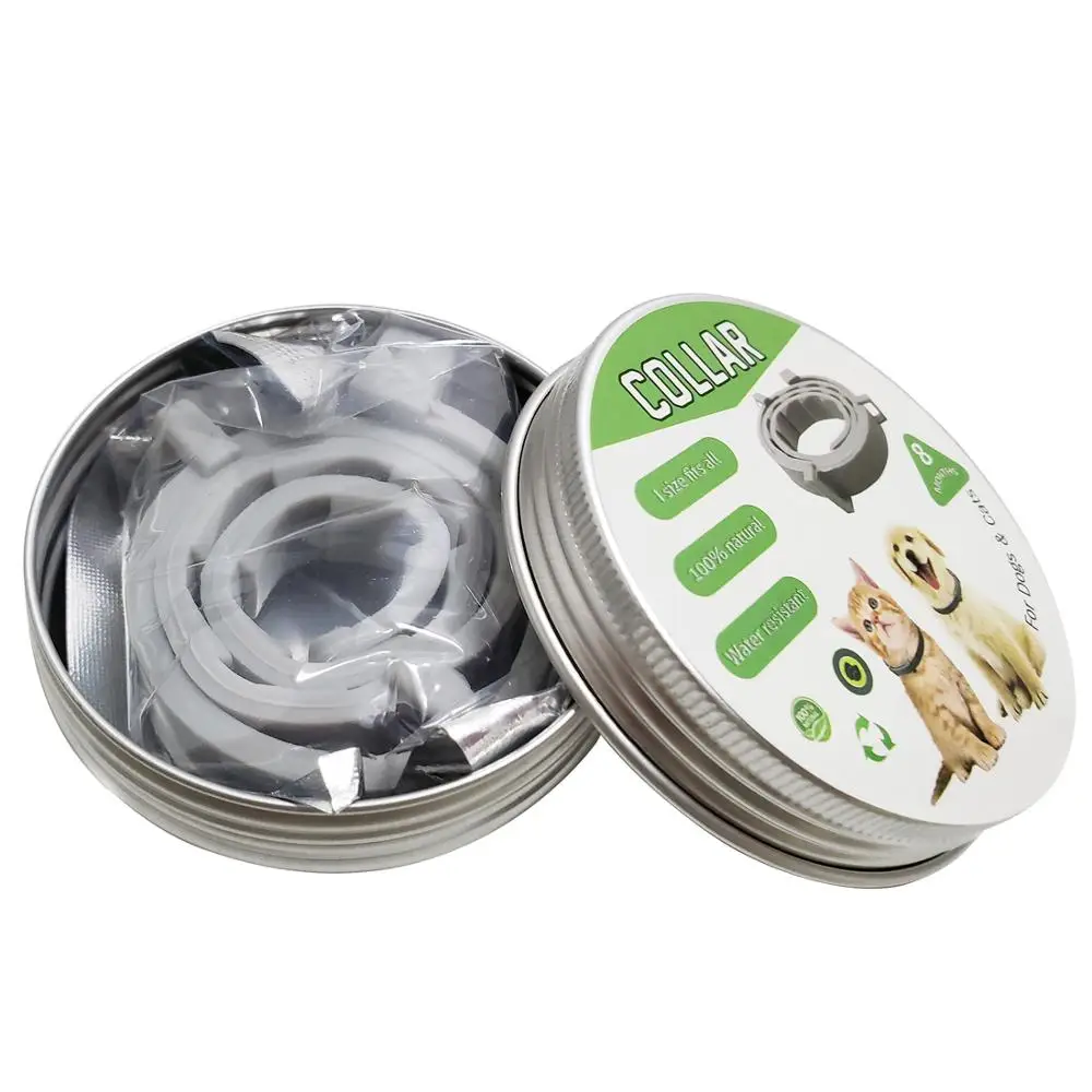 Dog Collar Eliminating Flea Tick Prevention Repellent Collar for Pet Dog Cat Natural Pest Removing Oil Flea Repellent Collar