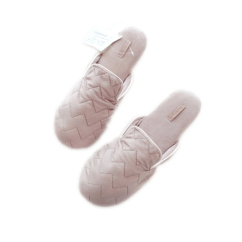 

New Style Winter Fashion Stylish Minimalist Office Mute Female Non-slip Silence Slipper Indoor Home Slippers, Pictures