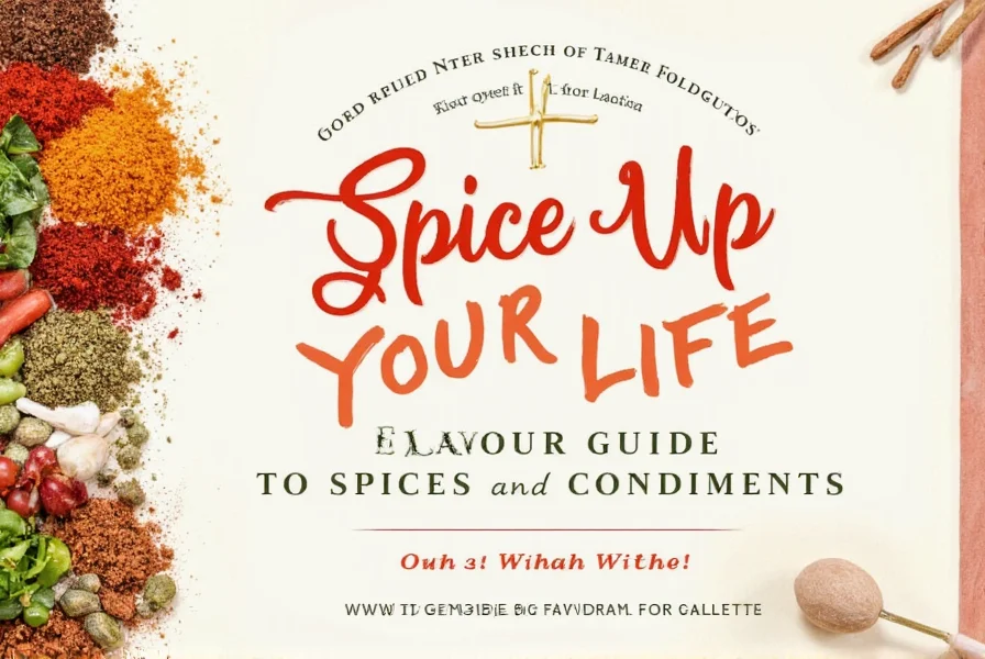 Final image of spices and condiments
