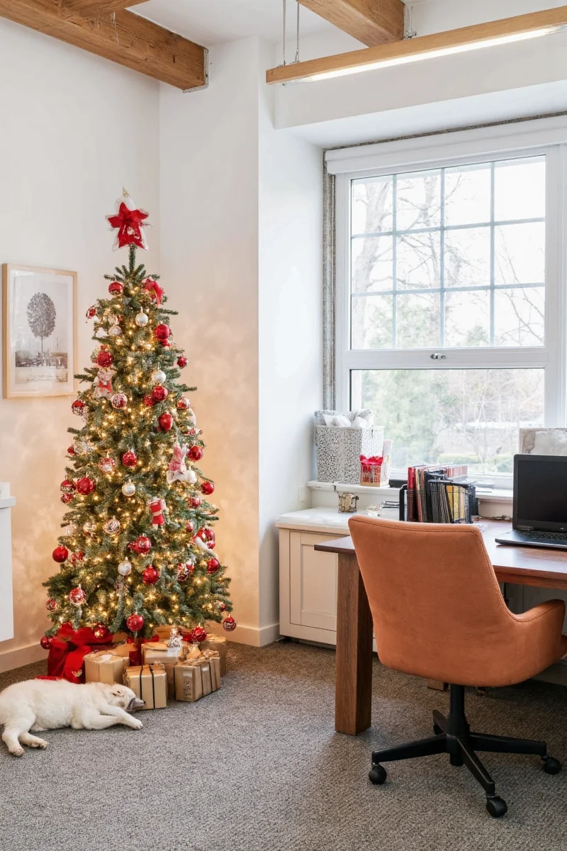 10 festive family friendly office christmas decorating ideas to spark joy without breaking the rules