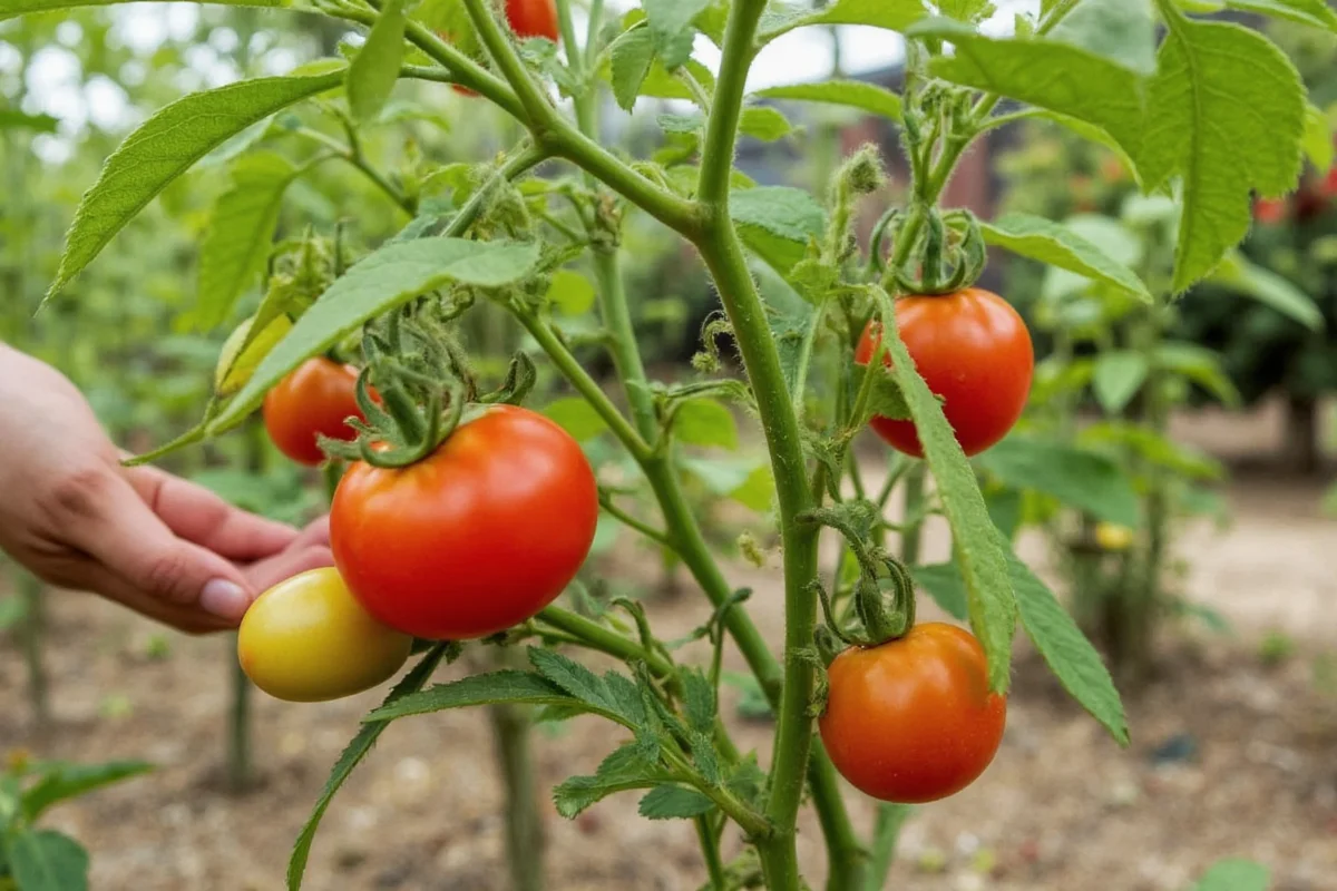 how do i trim a tomato plant