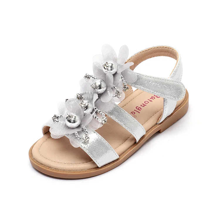 

Wholesale Children's casual shoes with thick flat bottom and cork soles non-slip breathable sandal for summer, As picture show