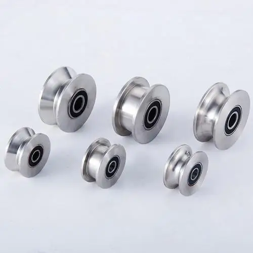 定制皮带轮轴承滚子轴承u v h槽轴承608 6201 6202