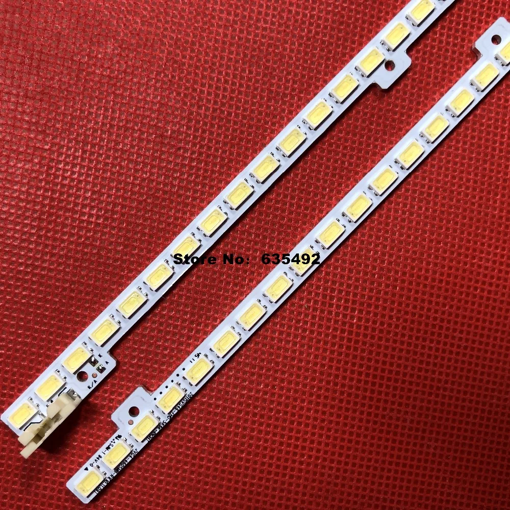 

2pcs 510mm LED Backlight Lamp strip 72leds For Samsung 46 inch LCD TV UA46D5000PR 2011SVS46 5K6K H1B-1CH BN64-01644A UE46D6100SW