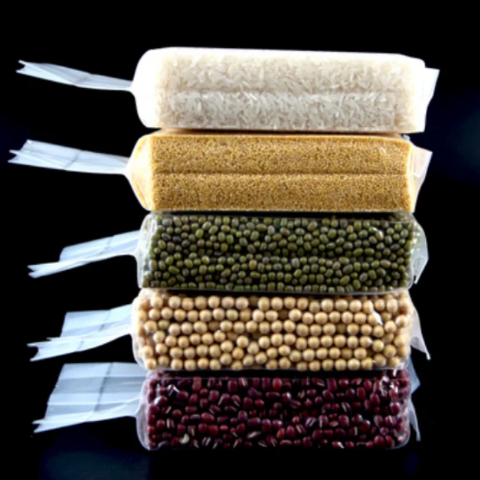 
1 KG Grain & Creal Transparent plastic packaging bag Factory Wholesale 
