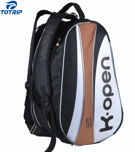 Custom logo club team tennis racquets gear backpack bag