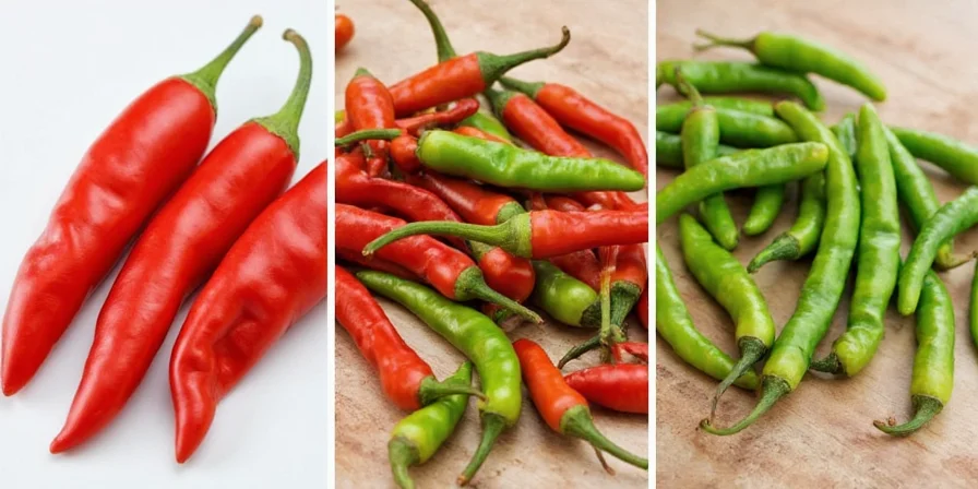 Air frying chili peppers