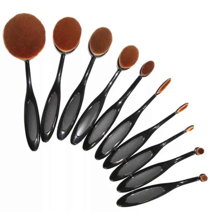 

2020 High Quality profession 10 Pcs Toothbrush Makeup Brush Makeup Tool Brush Set, Customized color accepted