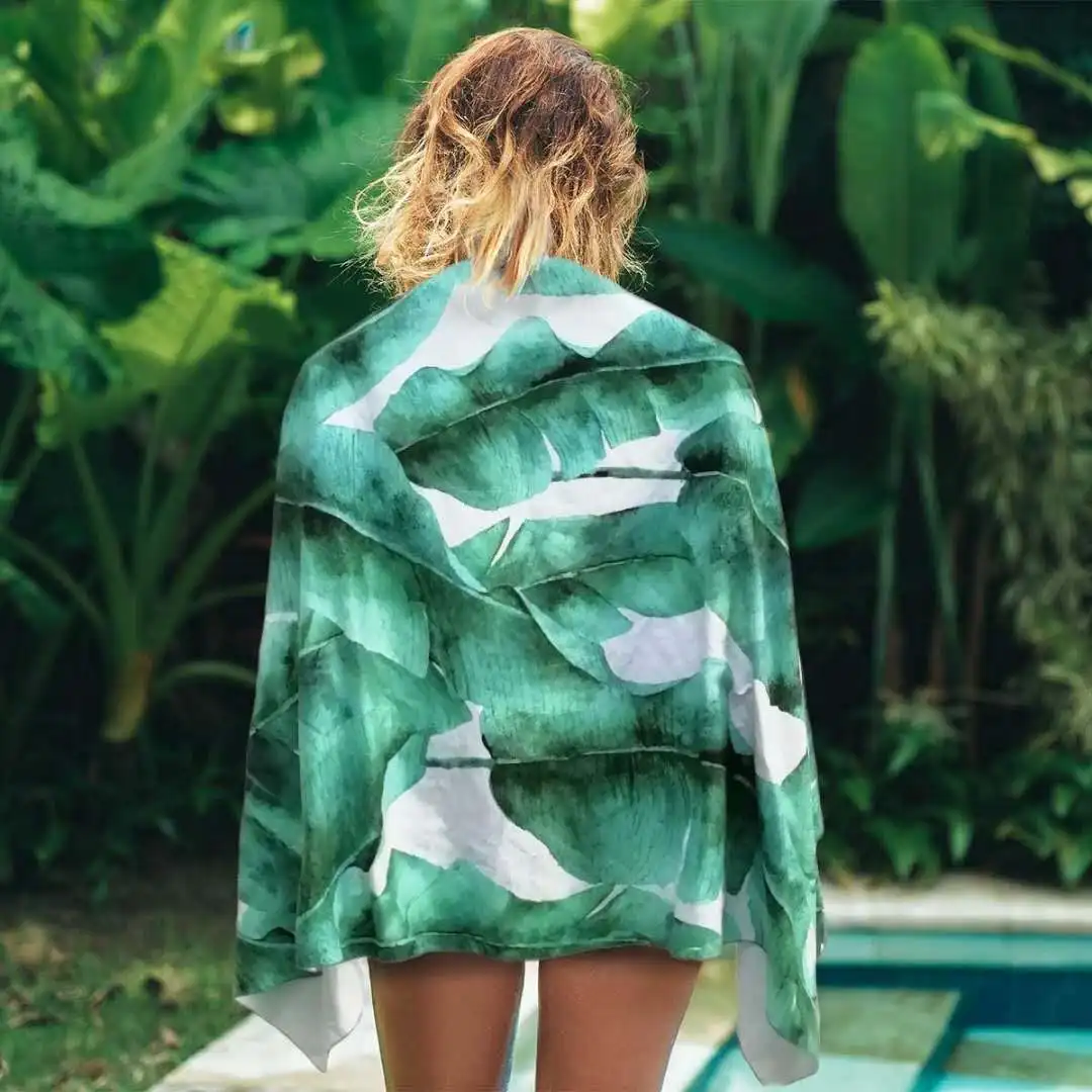 printed microfiber towel