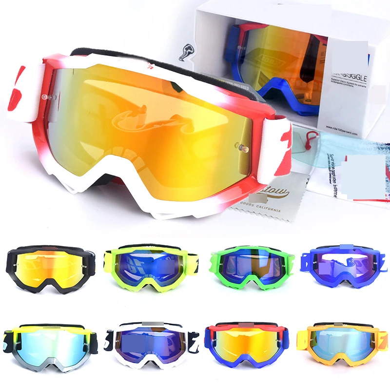 

2021 Newest One Set Motorcycle Sunglasses Motocross Safety Protective MXs Night Vision Helmet Goggles Driver Driving Glasses, Multiple colors