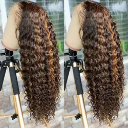 100% virgin brazilian human hair lace front wigs h
