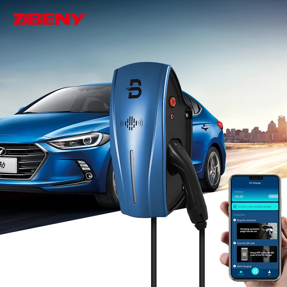 

BENY EV Charger Type 2 32a 3 Phase 7kw 22kw Wallbox Fast Electric Charging Station EV Car Charger for home